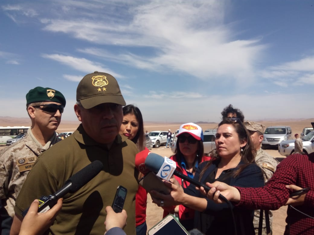 Jefe de la Zona de Seguridad Privada, Armas y Explosivos General de Carabineros Diego Olate